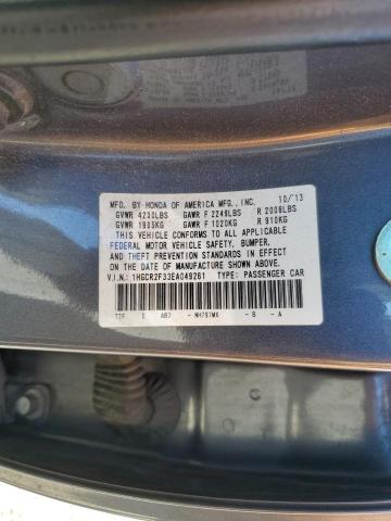 VIN 1HGCR2F33EA049261 2014 Honda Accord, LX no.13