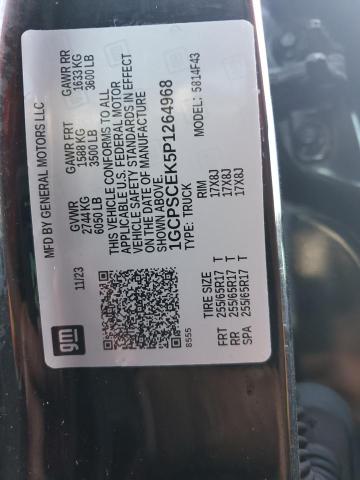 2023 CHEVROLET COLORADO L - 1GCPSCEK5P1264968