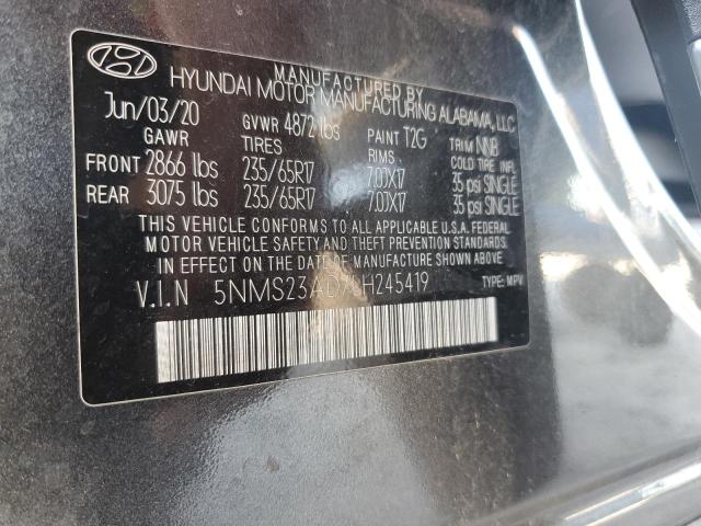 2020 HYUNDAI SANTA FE S - 5NMS23AD7LH245419