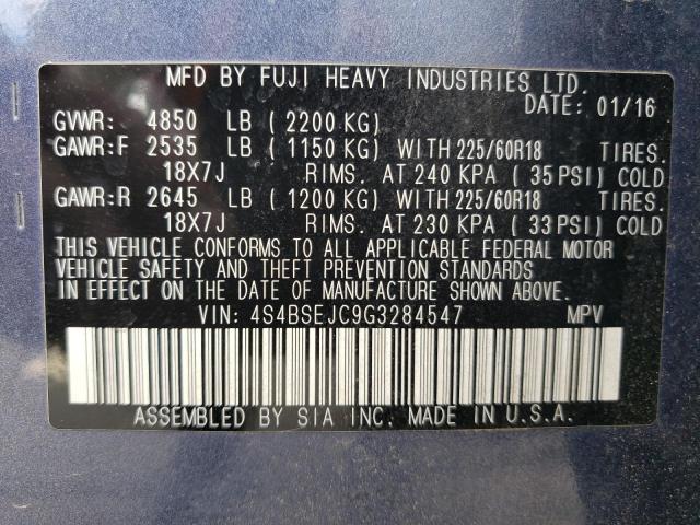 2016 SUBARU OUTBACK 3. - 4S4BSEJC9G3284547