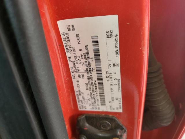 2016 FORD F150 SUPER - 1FTEW1CFXGKD80750