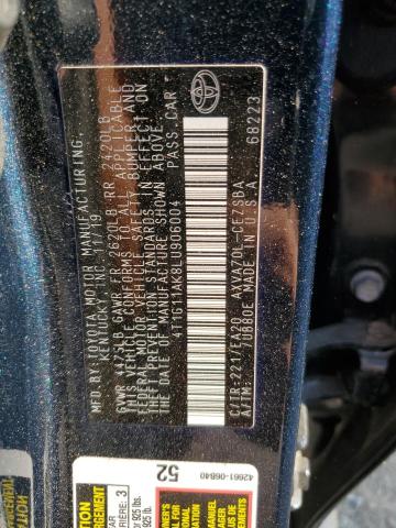 VIN 4T1G11AK8LU906004 2020 Toyota Camry, SE no.12