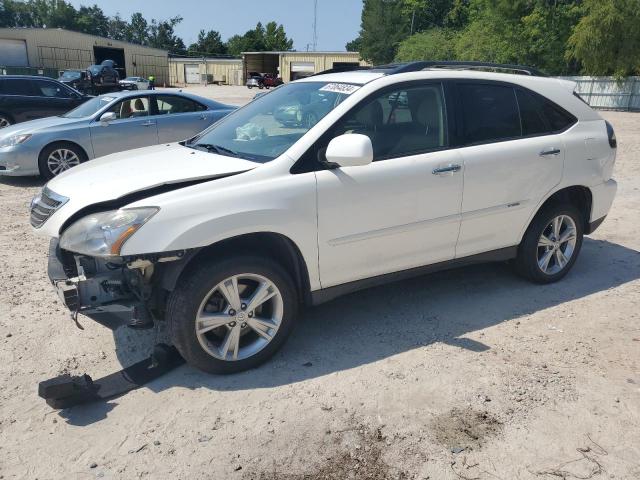 LEXUS RX 400H 2008 white  hybrid engine JTJHW31U882057922 photo #1