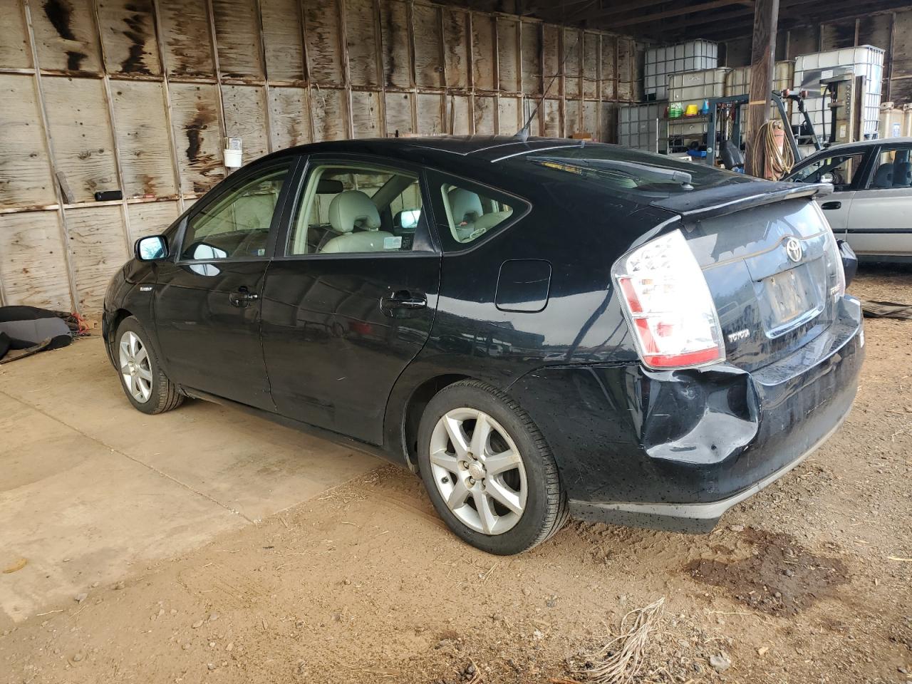 TOYOTA PRIUS 2009 black  hybrid engine JTDKB20U993529234 photo #3