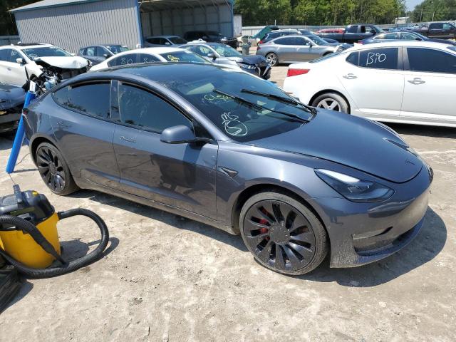 VIN 5YJ3E1EC0NF261869 2022 TESLA MODEL 3 no.4