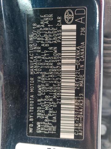 2018 TOYOTA COROLLA L - 2T1BURHE2JC079129