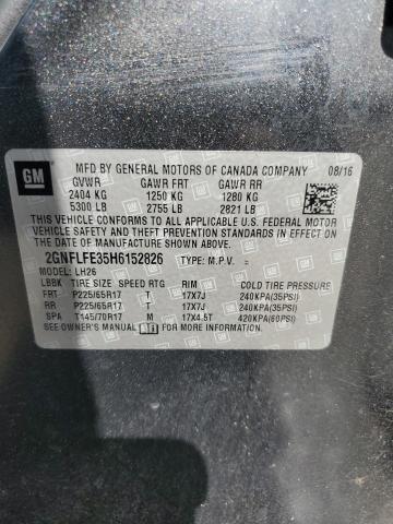 2017 CHEVROLET EQUINOX LT - 2GNFLFE35H6152826