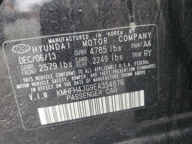 VIN KMHFH4JG9EA354876 2014 Hyundai Azera, Gls no.12