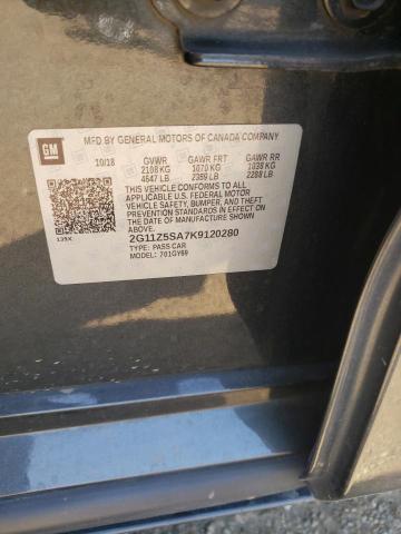 2019 CHEVROLET IMPALA LT - 2G11Z5SA7K9120280
