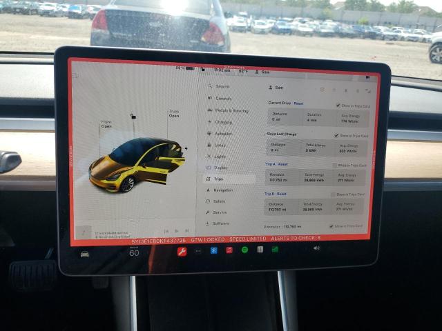 VIN 5YJ3E1EB0KF437726 2019 Tesla MODEL 3 no.9