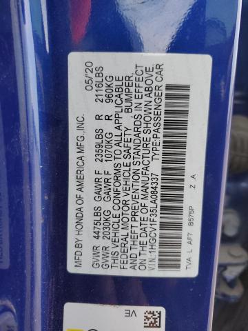 2020 HONDA ACCORD SPO - 1HGCV1F35LA084337