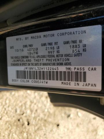 2017 MAZDA 3 TOURING - JM1BN1L32H1122645