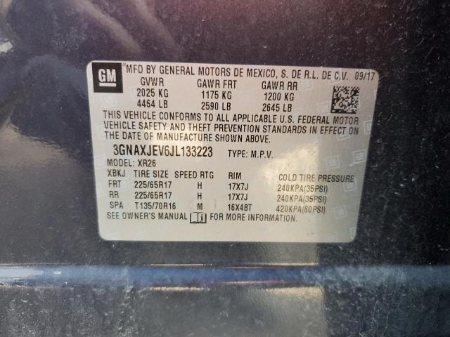 2018 CHEVROLET EQUINOX - 3GNAXJEV6JL133223