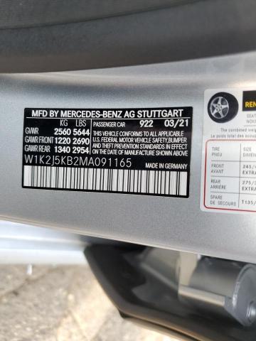 2021 MERCEDES-BENZ CLS 450 4M - W1K2J5KB2MA091165