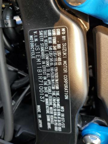 2024 SUZUKI GSX800 R JS1EM11B1R7100137