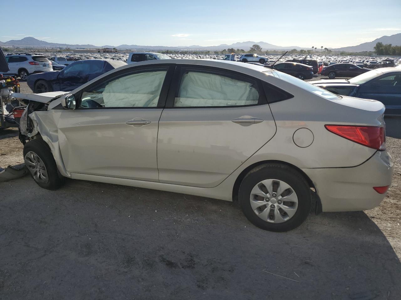 Lot #2893614850 2015 HYUNDAI ACCENT GLS