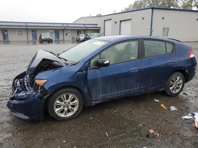 HONDA INSIGHT EX 2010 blue  hybrid engine JHMZE2H71AS024379 photo #1