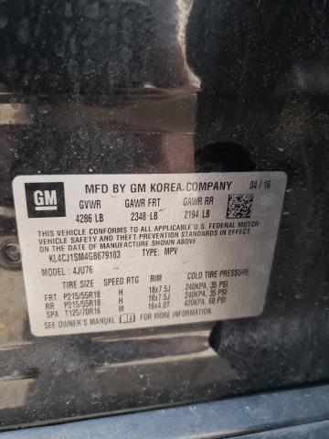 2016 BUICK ENCORE SPO - KL4CJ1SM4GB679103