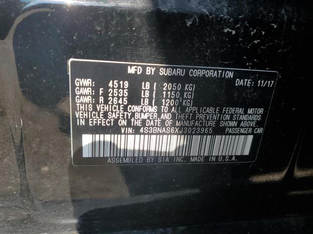 2018 SUBARU LEGACY SPO 4S3BNAS6XJ3023965