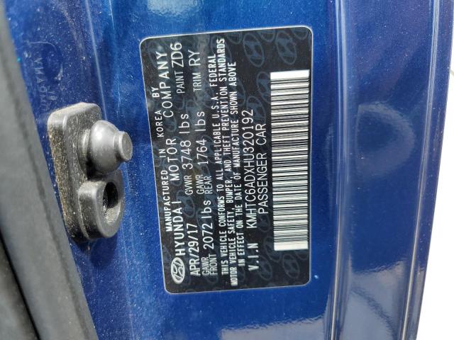 2017 HYUNDAI VELOSTER - KMHTC6ADXHU320192