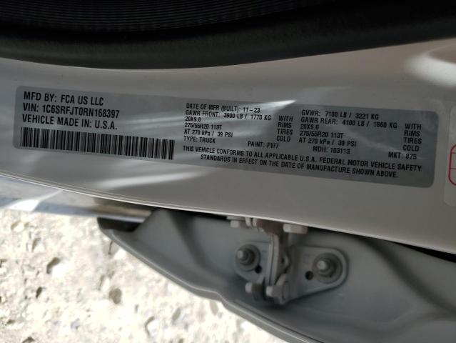 2024 RAM 1500 LARAM - 1C6SRFJT0RN168397