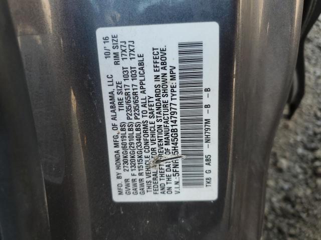 2016 HONDA ODYSSEY EX - 5FNRL5H45GB147977