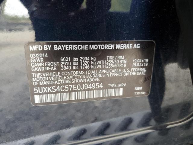 VIN 5UXKS4C57E0J94954 2014 BMW X5, Xdrive35D no.13