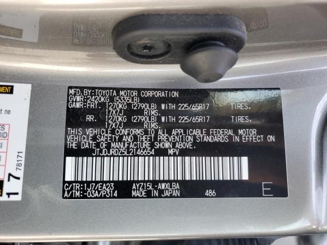 2020 LEXUS NX 300H - JTJDJRDZ5L2146654