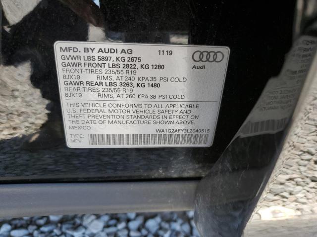 VIN WA1G2AFY3L2049515 2020 Audi Q5, Premium no.14