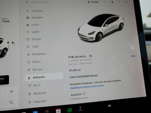 2022 TESLA MODEL 3 - 5YJ3E1EB2NF143040