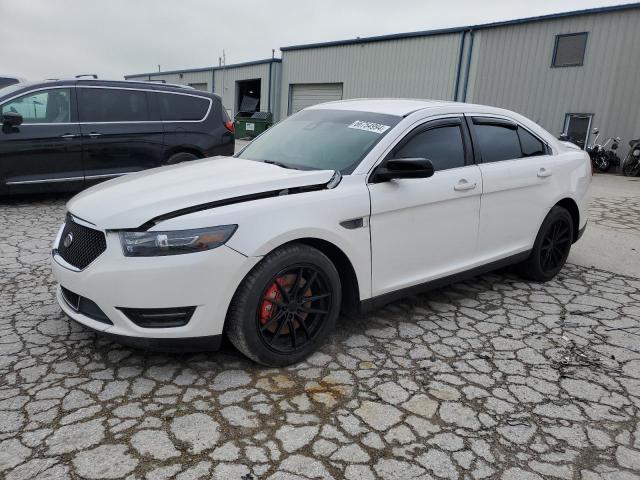 FORD TAURUS SHO 2014 white  gas 1FAHP2KT4EG171436 photo #1