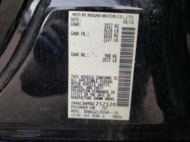 VIN 1N4AL3AP0GC257120 2016 Nissan Altima, 2.5 no.13