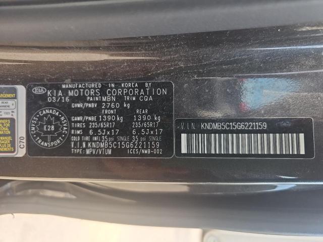 2016 KIA SEDONA LX - KNDMB5C15G6221159