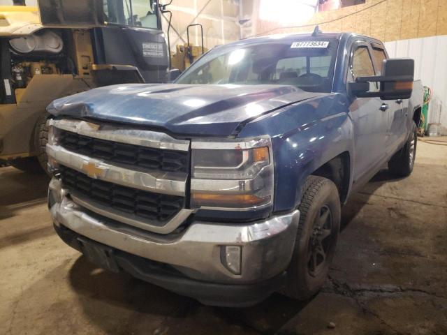 CHEVROLET SILVERADO 2016 blue 4dr ext gas 1GCVKREC9GZ107383 photo #1