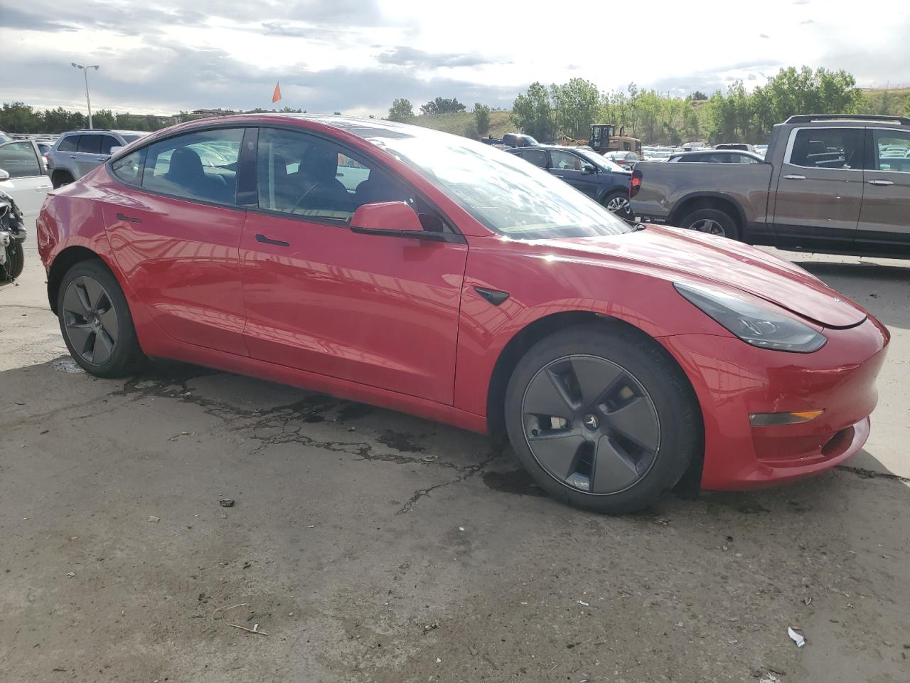 Lot #2919458347 2023 TESLA MODEL 3