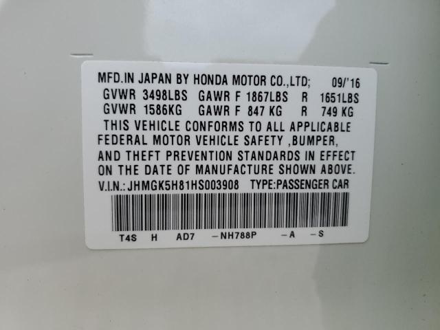 2017 HONDA FIT EX - JHMGK5H81HS003908