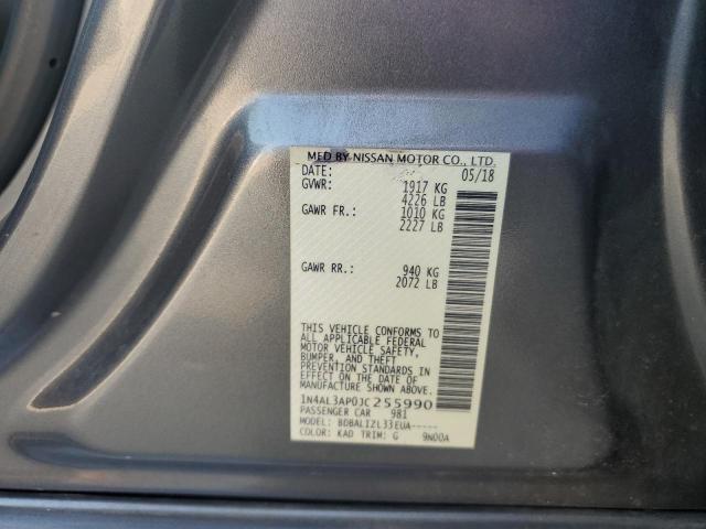 2018 NISSAN ALTIMA 2.5 - 1N4AL3AP0JC255990
