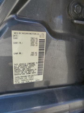 2022 NISSAN ALTIMA S - 1N4BL4BVXNN341650