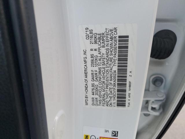 2019 HONDA ACCORD SPO 1HGCV1F36KA055234  67371854