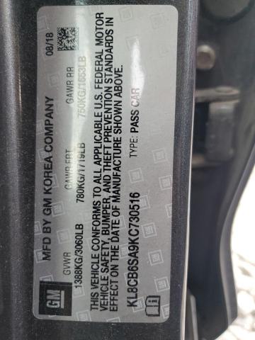 2019 CHEVROLET SPARK LS - KL8CB6SA9KC730516