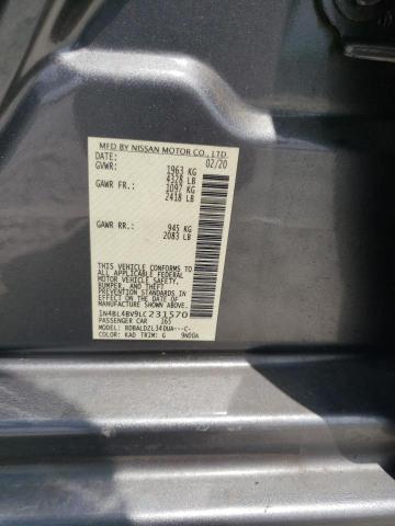 2020 NISSAN ALTIMA S - 1N4BL4BV9LC231570