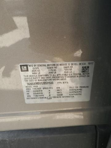 2018 CHEVROLET EQUINOX PR - 3GNAXMEV7JS531533