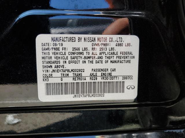 2020 INFINITI Q50 PURE - JN1EV7AP8LM202922