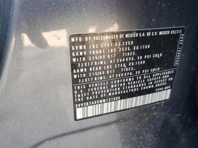 2021 VOLKSWAGEN TIGUAN SE - 3VV3B7AX5MM131585