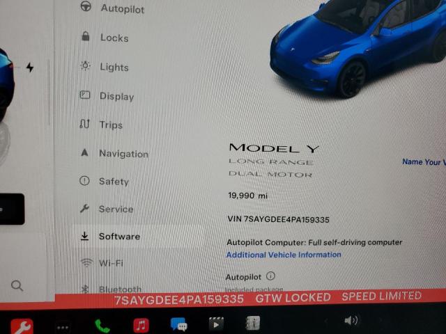 2023 TESLA MODEL Y - 7SAYGDEE4PA159335