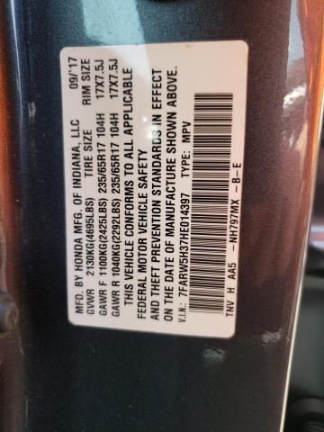 2017 HONDA CR-V LX - 7FARW5H37HE014397