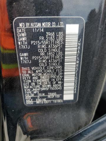 2015 NISSAN JUKE S - JN8AF5MR5FT503043