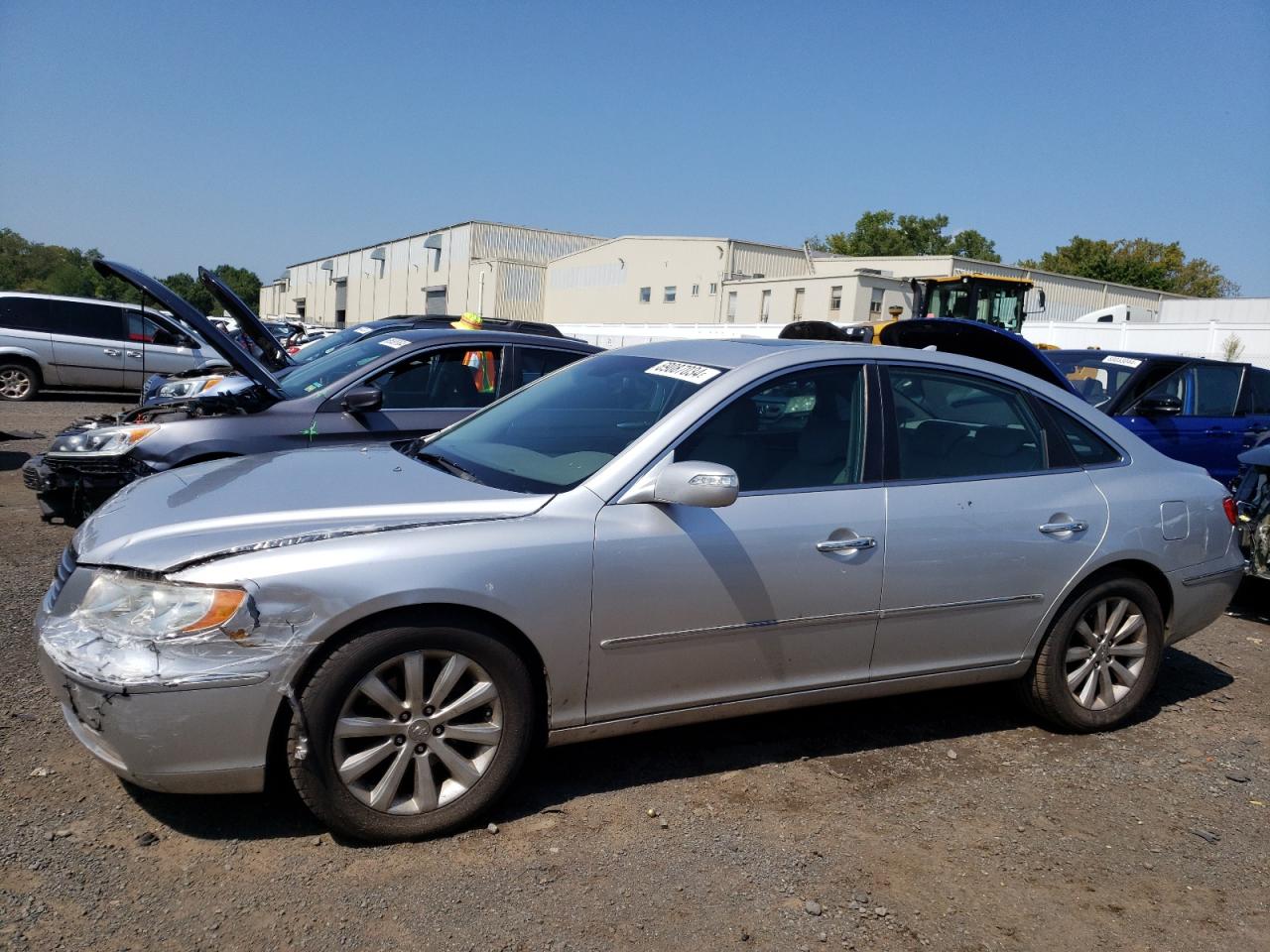 HYUNDAI AZERA SE 2009 silver  gas KMHFC46F69A341331 photo #1