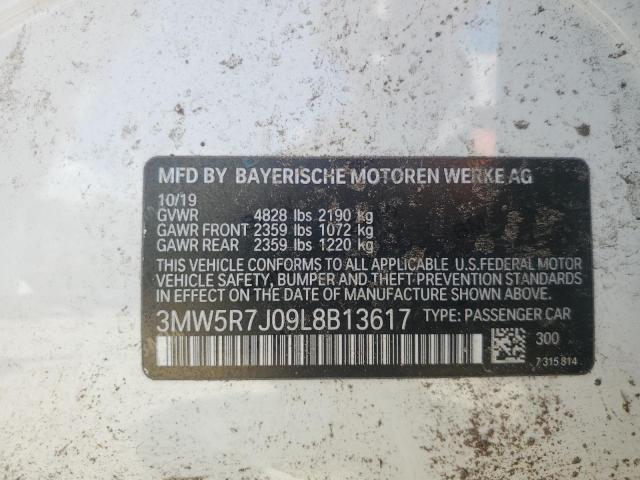 2020 BMW 330XI - 3MW5R7J09L8B13617