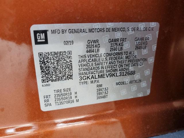 VIN 3GKALMEV9KL312688 2019 GMC Terrain, Sle no.13